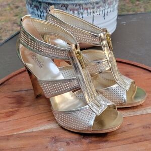 Michael Kors Gold Women's Sandals 8.5